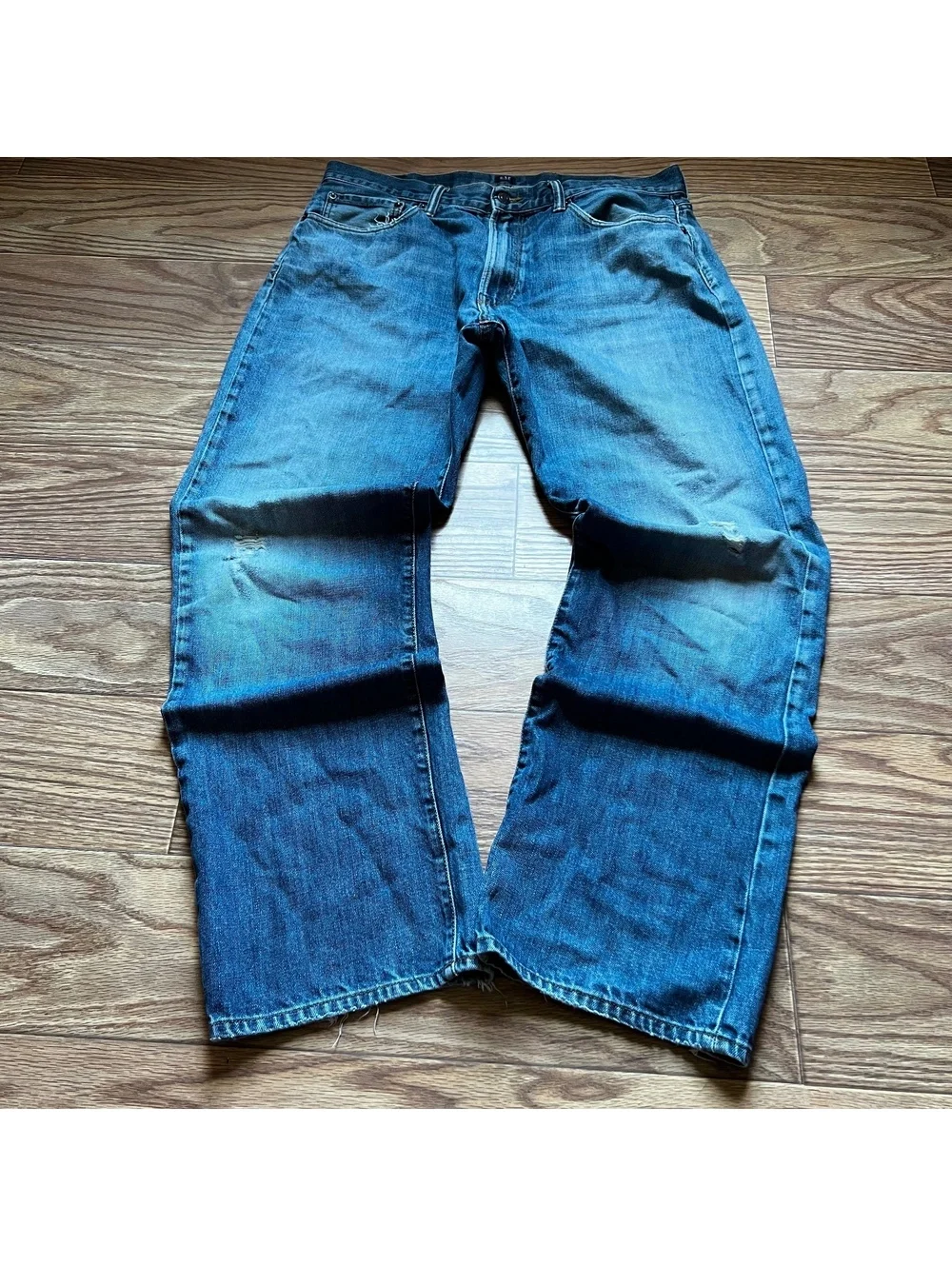 Vintage Y2K GAP Denim Jeans Wide Leg Streetwear Skater Grunge 36x36
